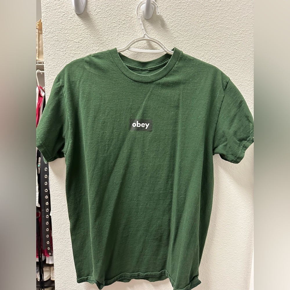 Obey Green Shirt